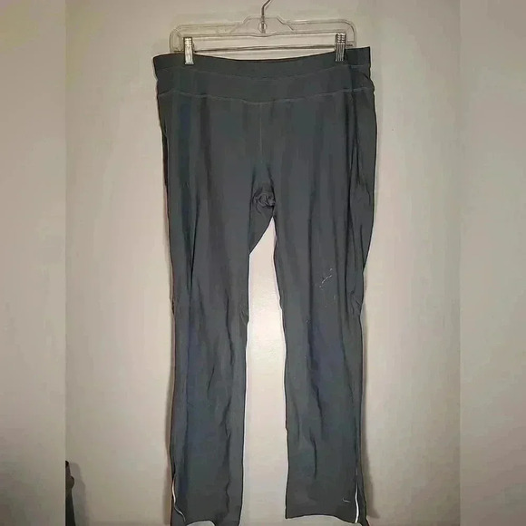 Nike Fit Dry Womens Pants XL 16-18 Blue Gray  Stretchy Athletic Lounge Workout - Picture 1 of 8